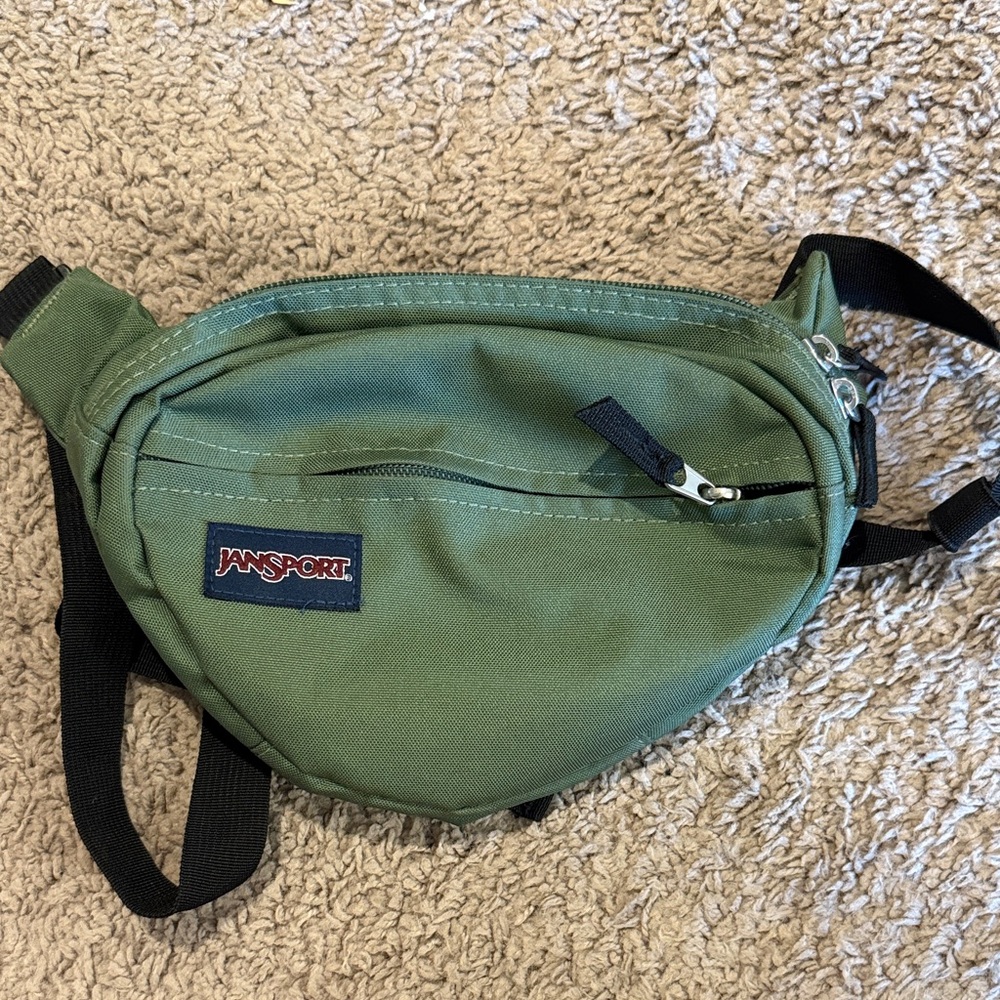 JanSport Olive Green Belt Bag